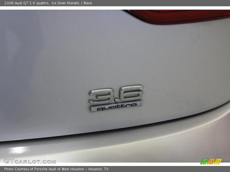 Ice Silver Metallic / Black 2008 Audi Q7 3.6 quattro