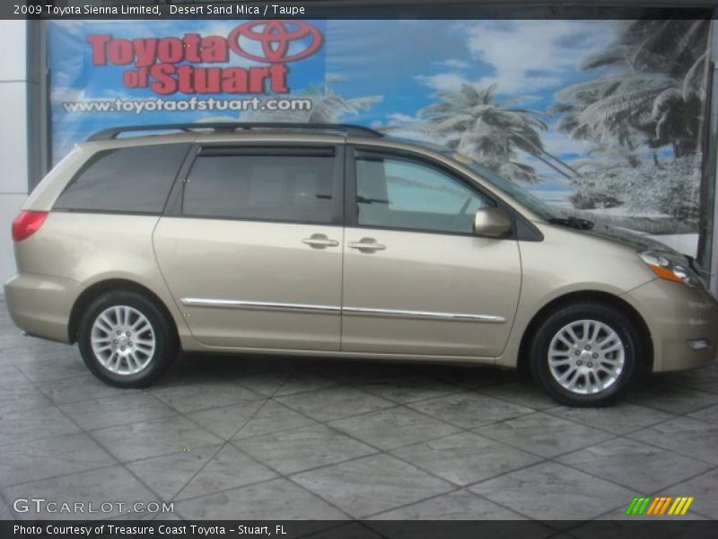Desert Sand Mica / Taupe 2009 Toyota Sienna Limited