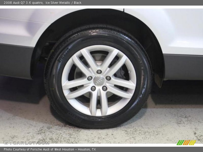 Ice Silver Metallic / Black 2008 Audi Q7 3.6 quattro