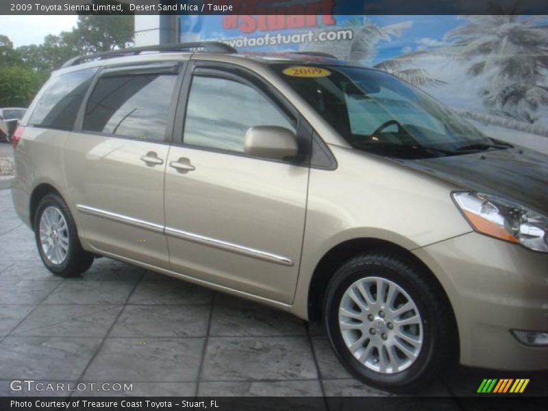 Desert Sand Mica / Taupe 2009 Toyota Sienna Limited