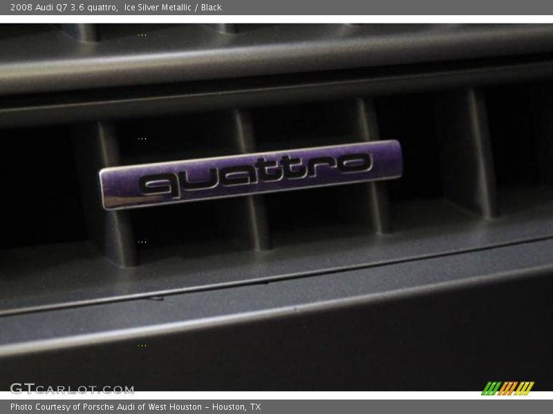Ice Silver Metallic / Black 2008 Audi Q7 3.6 quattro