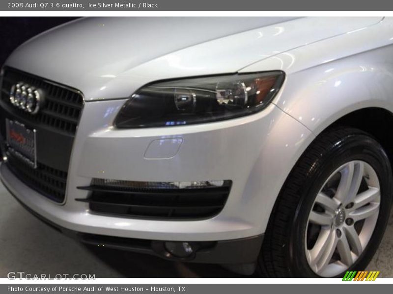 Ice Silver Metallic / Black 2008 Audi Q7 3.6 quattro