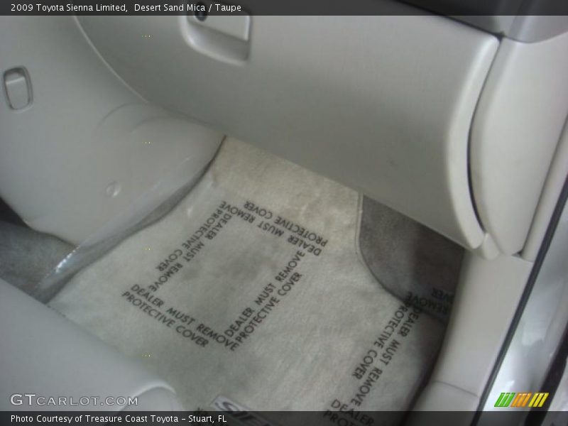 Desert Sand Mica / Taupe 2009 Toyota Sienna Limited