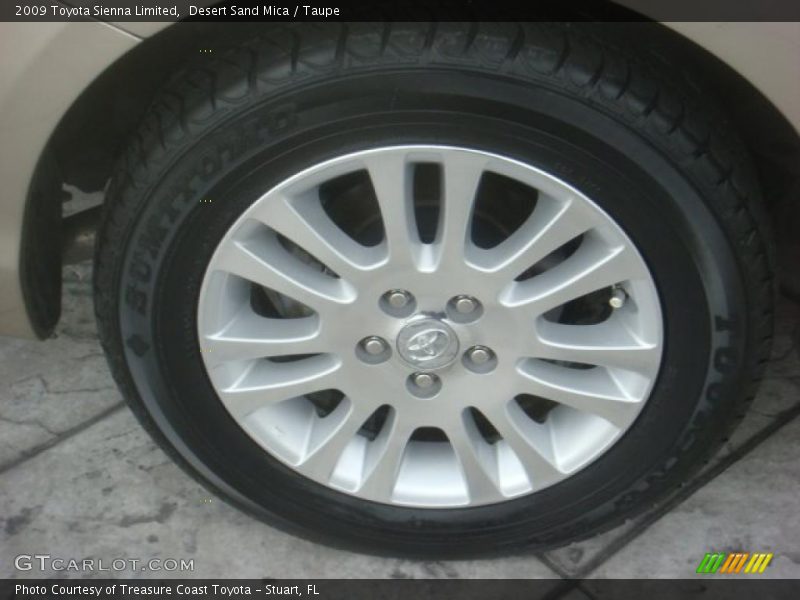 Desert Sand Mica / Taupe 2009 Toyota Sienna Limited