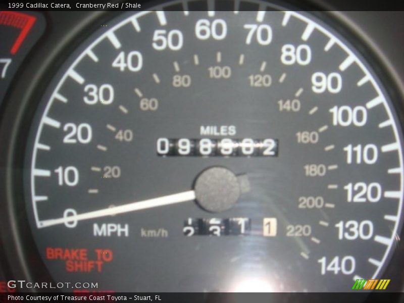 Cranberry Red / Shale 1999 Cadillac Catera