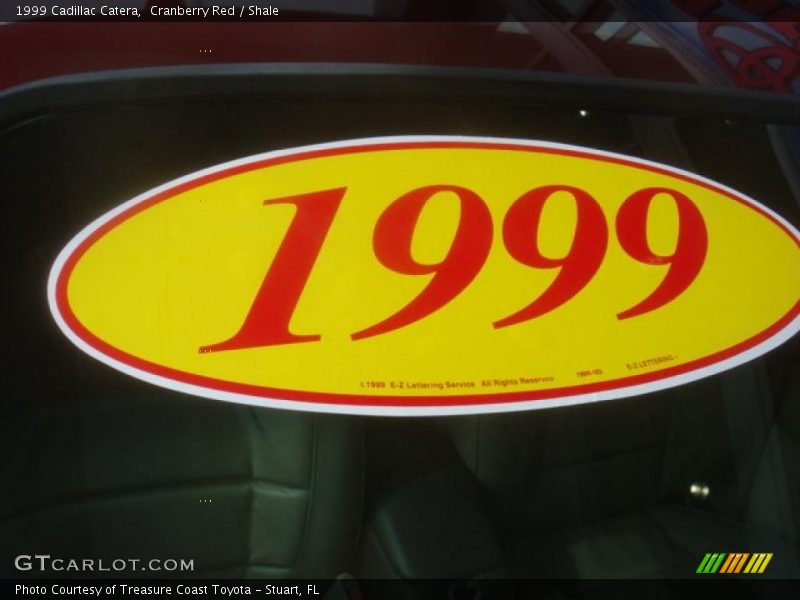 Cranberry Red / Shale 1999 Cadillac Catera