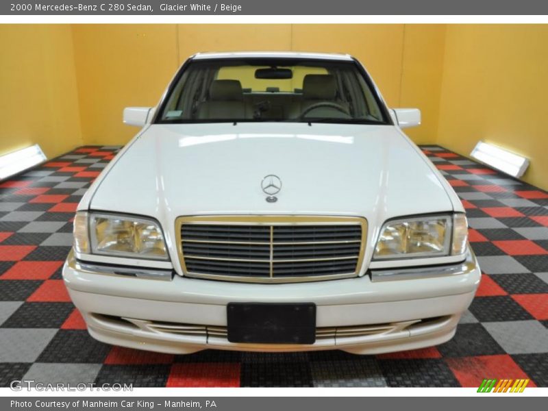 Glacier White / Beige 2000 Mercedes-Benz C 280 Sedan