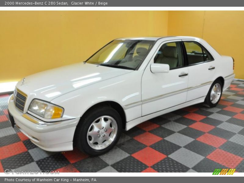 Glacier White / Beige 2000 Mercedes-Benz C 280 Sedan