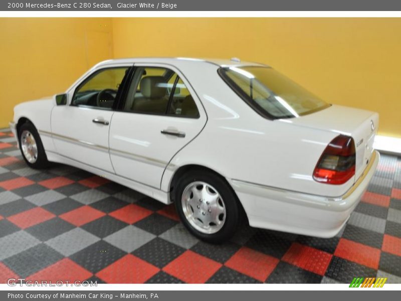 Glacier White / Beige 2000 Mercedes-Benz C 280 Sedan
