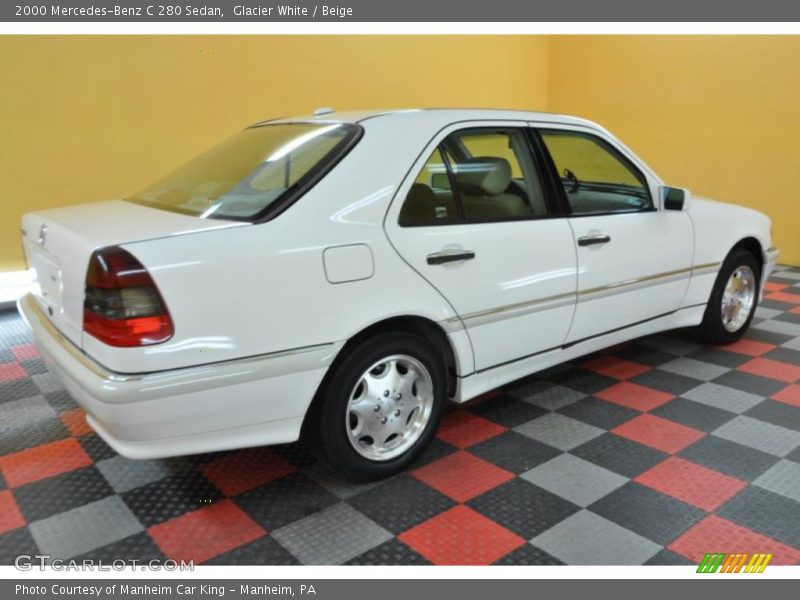 Glacier White / Beige 2000 Mercedes-Benz C 280 Sedan