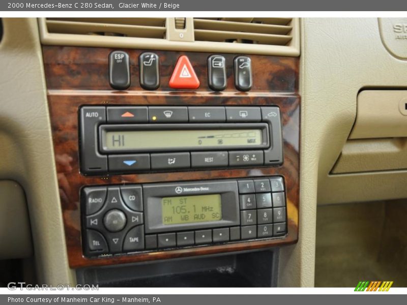 Glacier White / Beige 2000 Mercedes-Benz C 280 Sedan