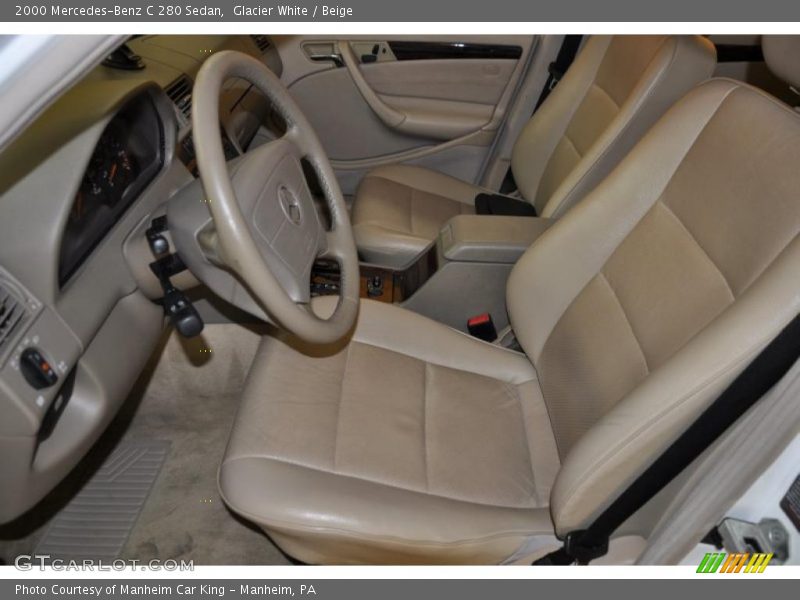 Glacier White / Beige 2000 Mercedes-Benz C 280 Sedan