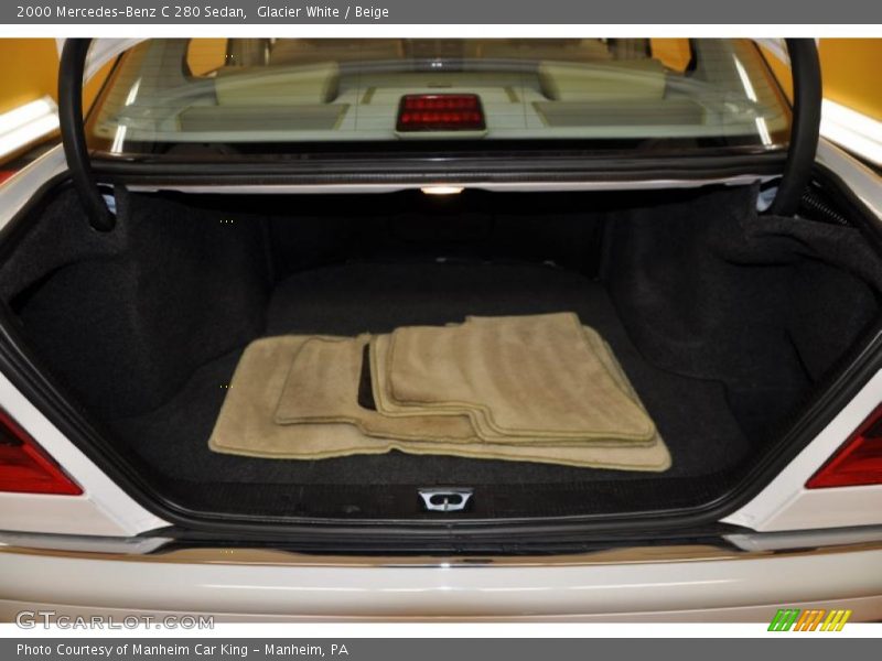 Glacier White / Beige 2000 Mercedes-Benz C 280 Sedan