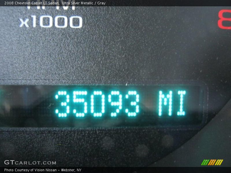 Ultra Silver Metallic / Gray 2008 Chevrolet Cobalt LT Sedan