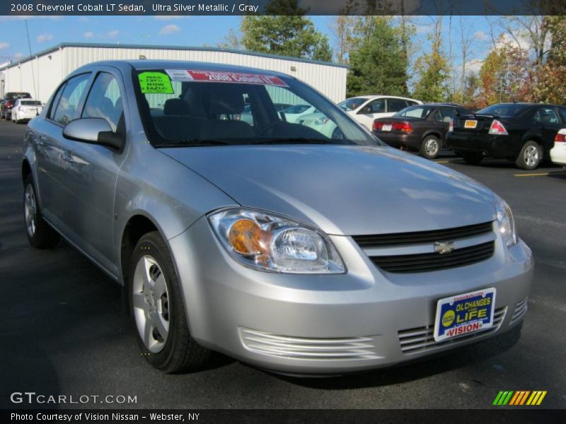 Ultra Silver Metallic / Gray 2008 Chevrolet Cobalt LT Sedan