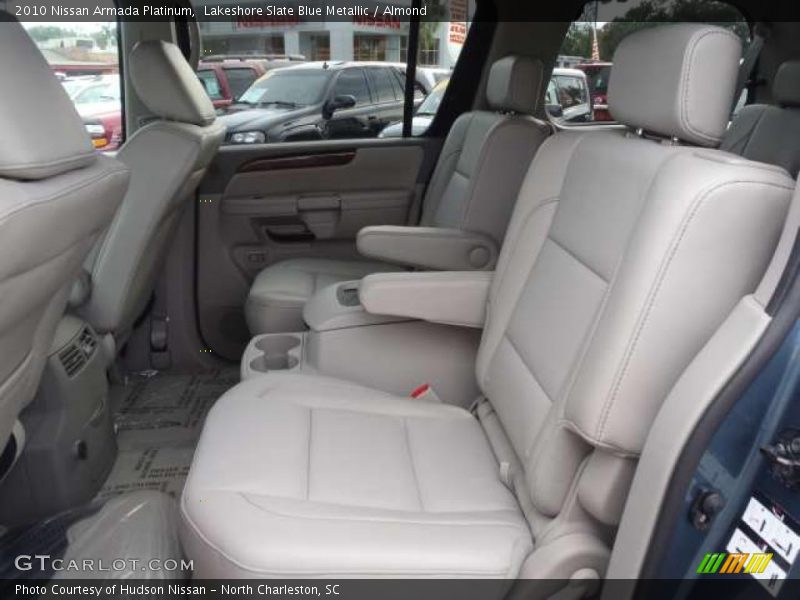Lakeshore Slate Blue Metallic / Almond 2010 Nissan Armada Platinum