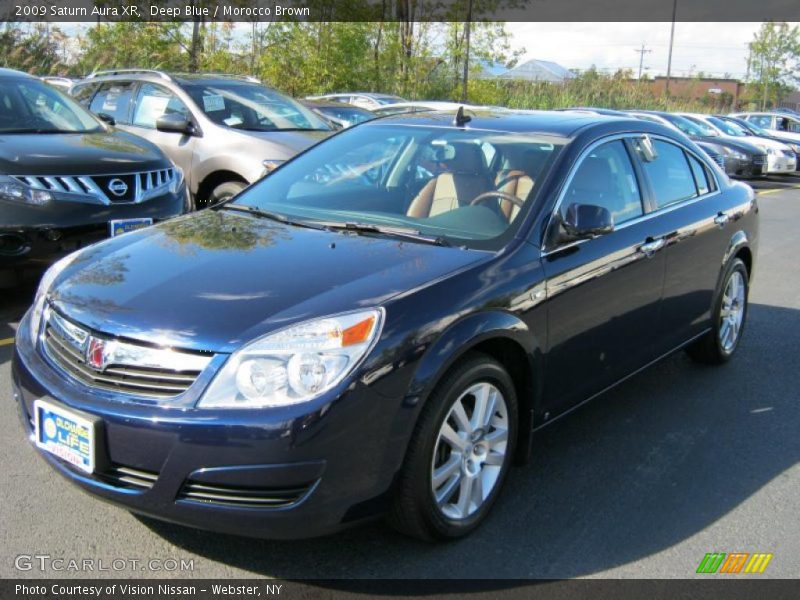 Deep Blue / Morocco Brown 2009 Saturn Aura XR