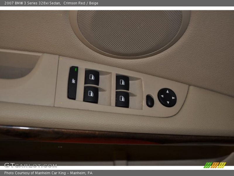 Crimson Red / Beige 2007 BMW 3 Series 328xi Sedan