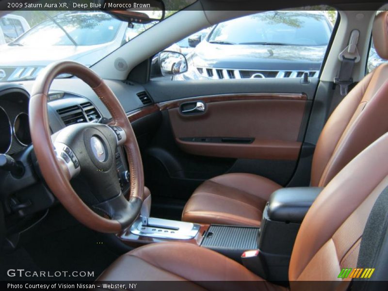Deep Blue / Morocco Brown 2009 Saturn Aura XR