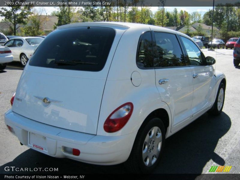 Stone White / Pastel Slate Gray 2009 Chrysler PT Cruiser LX