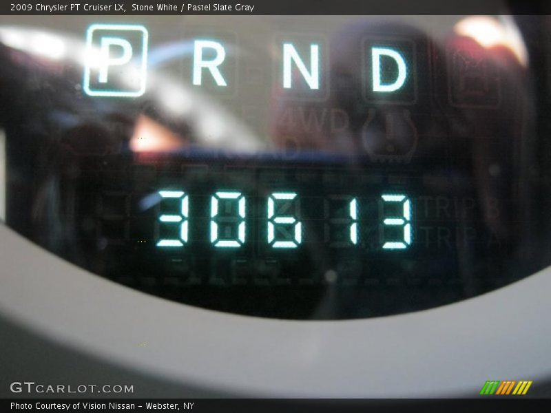 Stone White / Pastel Slate Gray 2009 Chrysler PT Cruiser LX