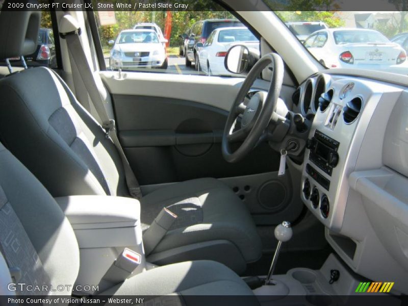 Stone White / Pastel Slate Gray 2009 Chrysler PT Cruiser LX