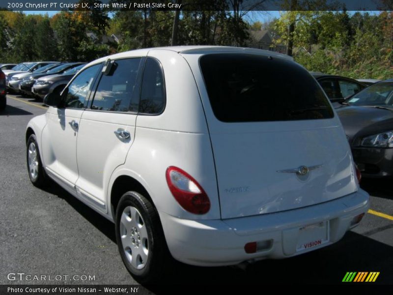 Stone White / Pastel Slate Gray 2009 Chrysler PT Cruiser LX