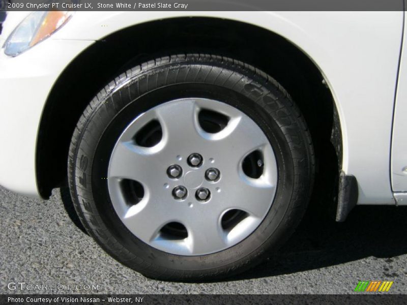 Stone White / Pastel Slate Gray 2009 Chrysler PT Cruiser LX