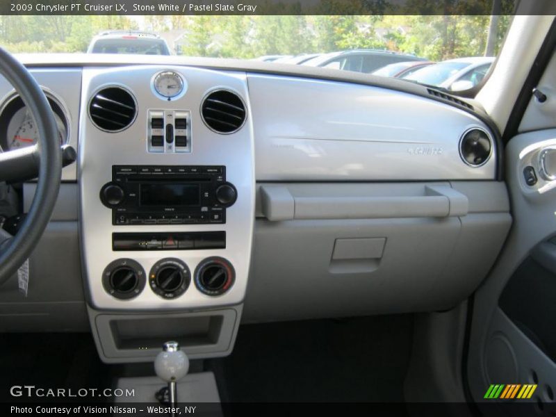 Stone White / Pastel Slate Gray 2009 Chrysler PT Cruiser LX