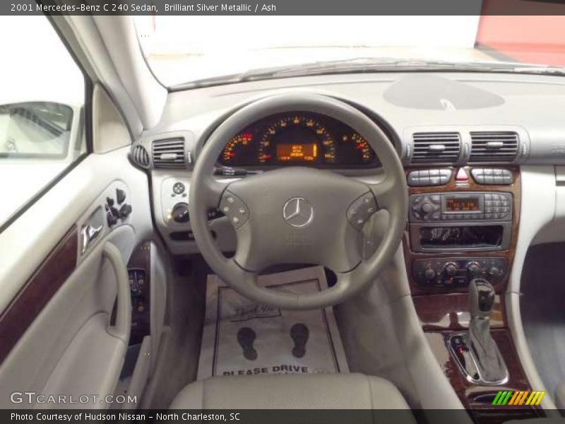 Brilliant Silver Metallic / Ash 2001 Mercedes-Benz C 240 Sedan