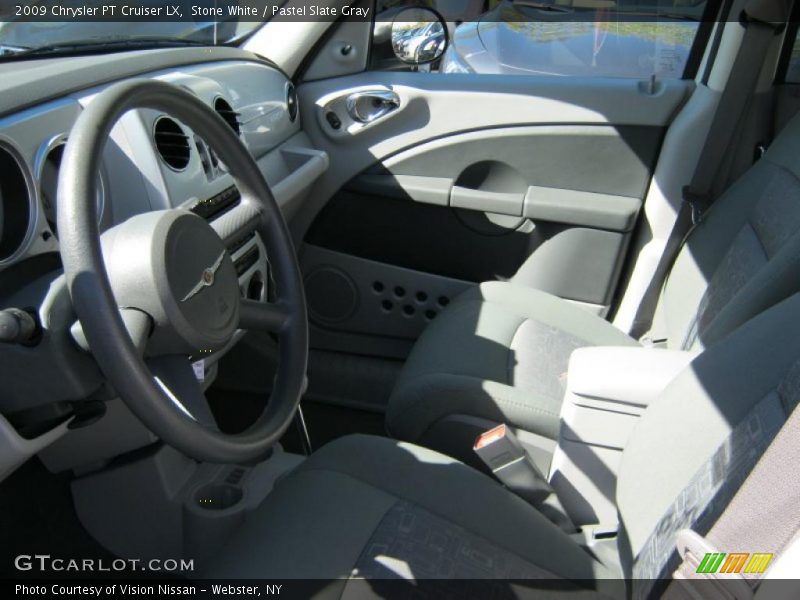 Stone White / Pastel Slate Gray 2009 Chrysler PT Cruiser LX