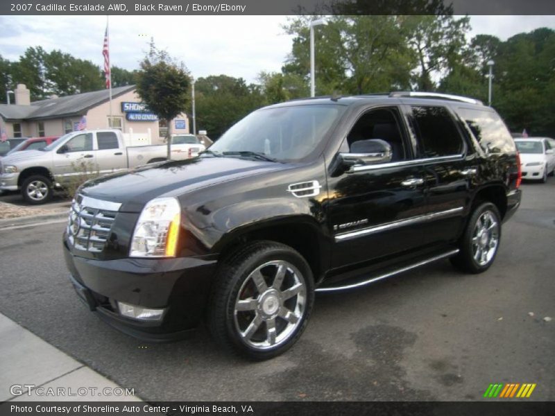 Black Raven / Ebony/Ebony 2007 Cadillac Escalade AWD