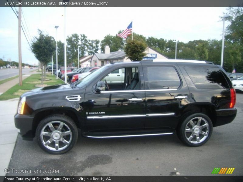 Black Raven / Ebony/Ebony 2007 Cadillac Escalade AWD