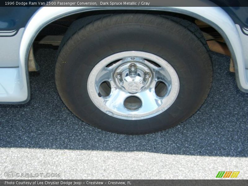 Dark Spruce Metallic / Gray 1996 Dodge Ram Van 2500 Passenger Conversion