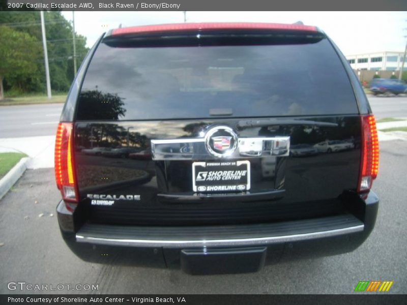 Black Raven / Ebony/Ebony 2007 Cadillac Escalade AWD