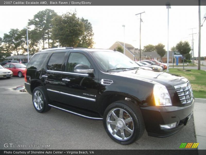 Black Raven / Ebony/Ebony 2007 Cadillac Escalade AWD