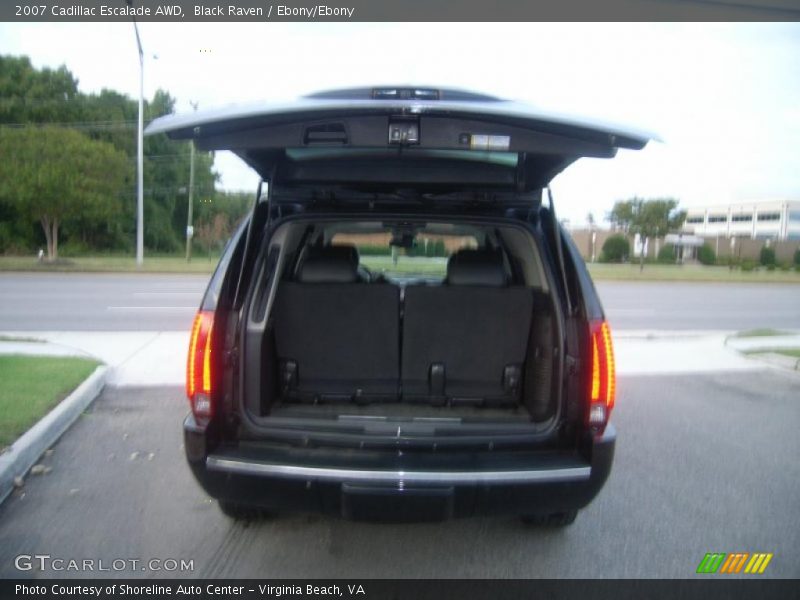 Black Raven / Ebony/Ebony 2007 Cadillac Escalade AWD