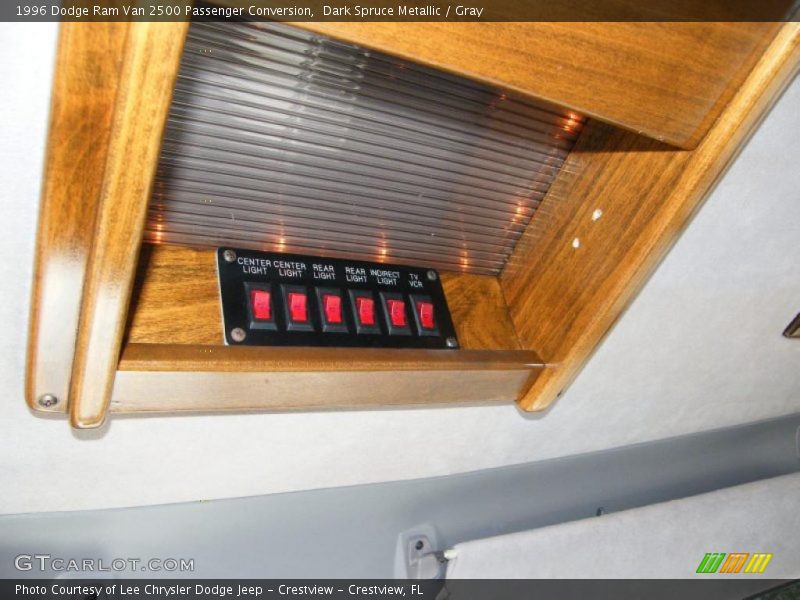 Dark Spruce Metallic / Gray 1996 Dodge Ram Van 2500 Passenger Conversion