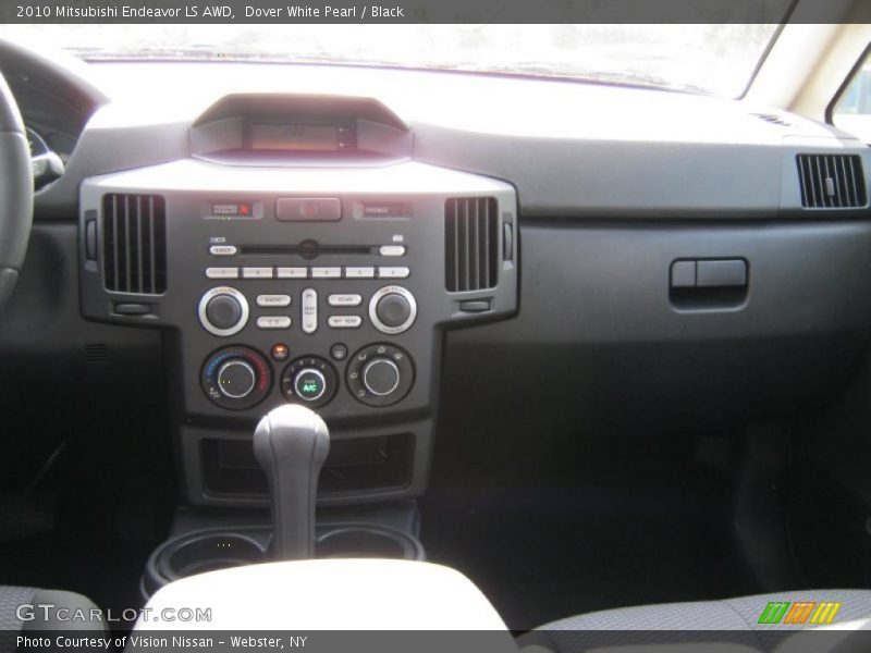 Dover White Pearl / Black 2010 Mitsubishi Endeavor LS AWD