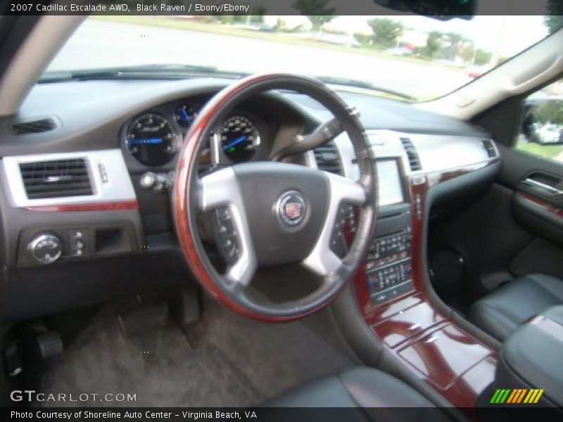 Black Raven / Ebony/Ebony 2007 Cadillac Escalade AWD