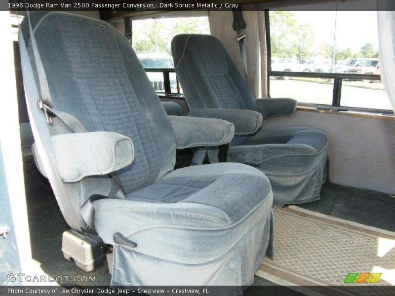 Dark Spruce Metallic / Gray 1996 Dodge Ram Van 2500 Passenger Conversion