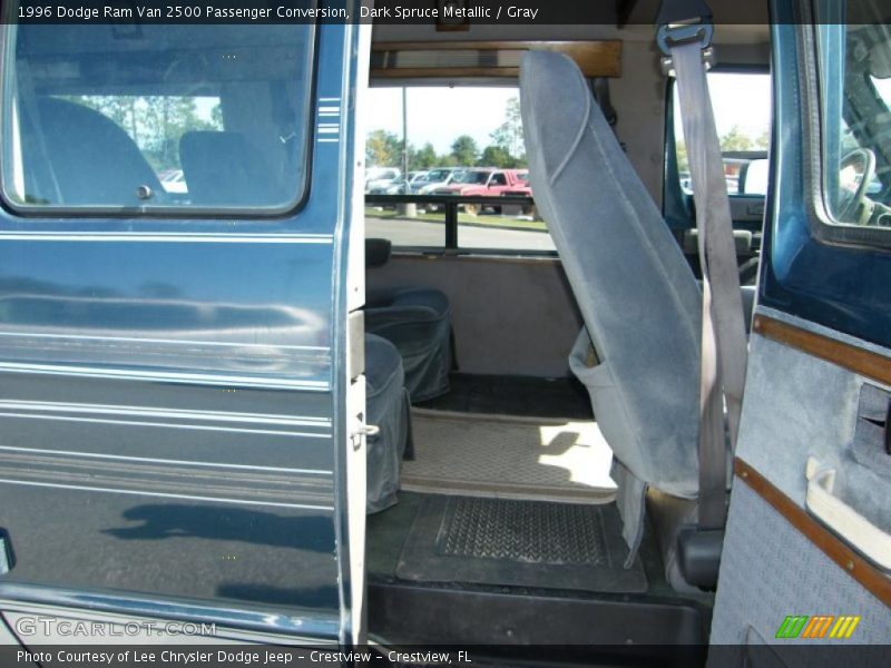 Dark Spruce Metallic / Gray 1996 Dodge Ram Van 2500 Passenger Conversion
