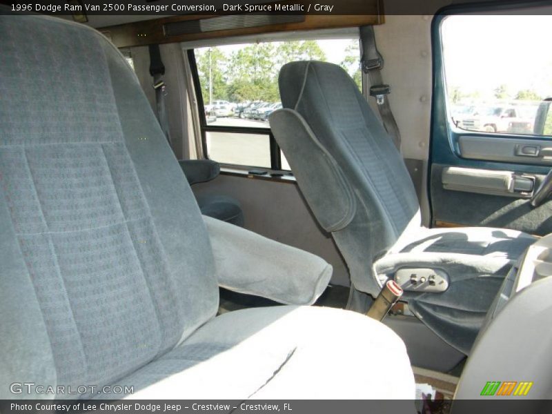 Dark Spruce Metallic / Gray 1996 Dodge Ram Van 2500 Passenger Conversion