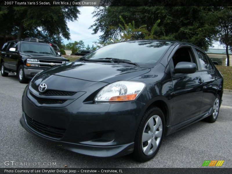 Flint Mica / Dark Charcoal 2007 Toyota Yaris S Sedan