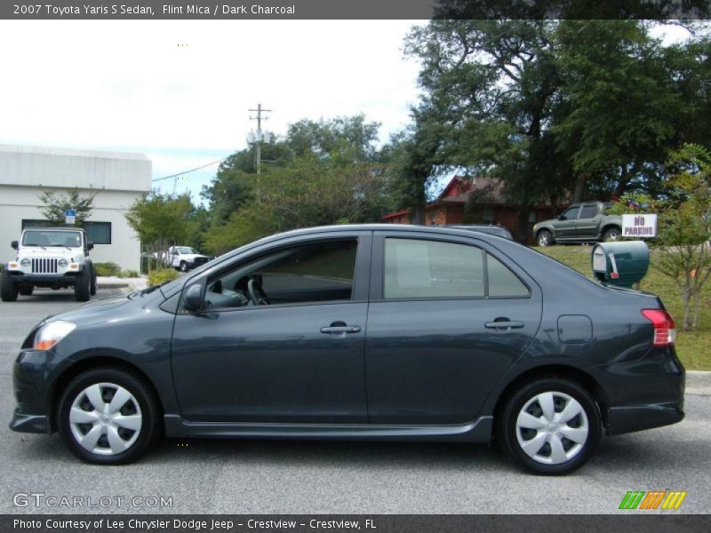 Flint Mica / Dark Charcoal 2007 Toyota Yaris S Sedan