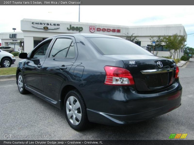 Flint Mica / Dark Charcoal 2007 Toyota Yaris S Sedan