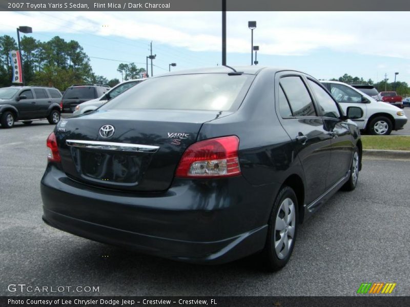 Flint Mica / Dark Charcoal 2007 Toyota Yaris S Sedan