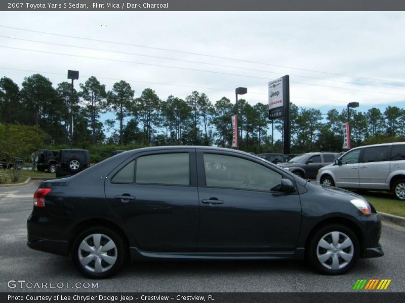 Flint Mica / Dark Charcoal 2007 Toyota Yaris S Sedan