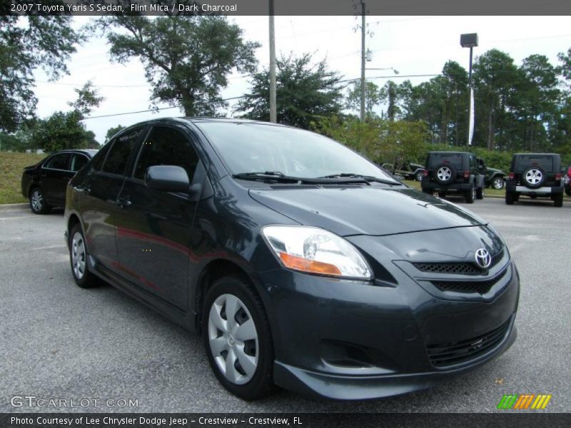 Flint Mica / Dark Charcoal 2007 Toyota Yaris S Sedan