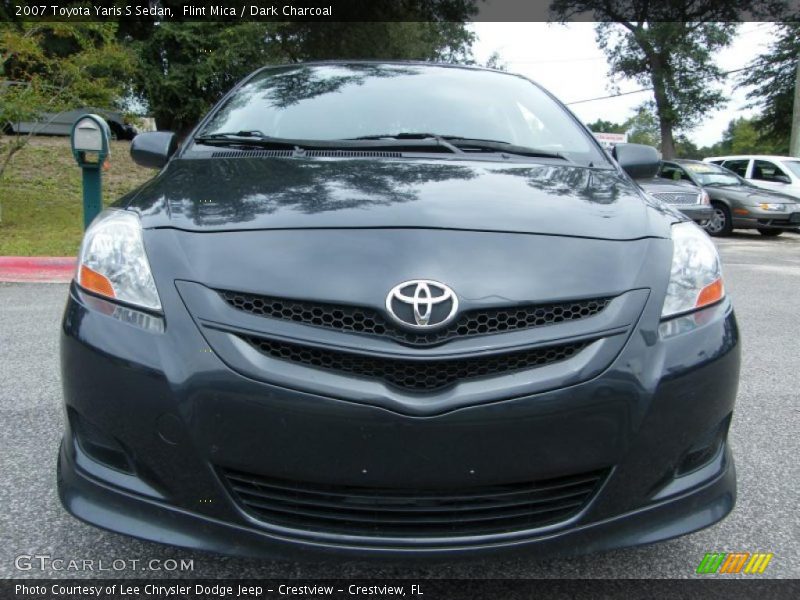 Flint Mica / Dark Charcoal 2007 Toyota Yaris S Sedan